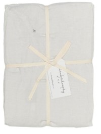 Bed and Philosophy Linen Flat Sheet Plume 1